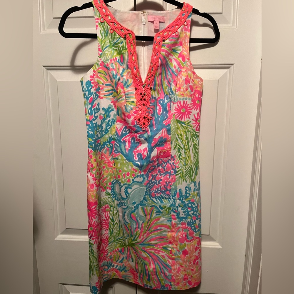 Lilly Pulitzer Ryder Shift Dress - Lover Coral Size 00